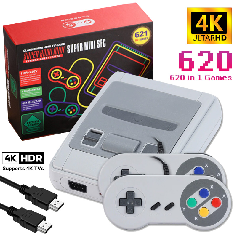 Retro Gaming N64 - SFC621 4K HDMI 미니 레트로 SNES