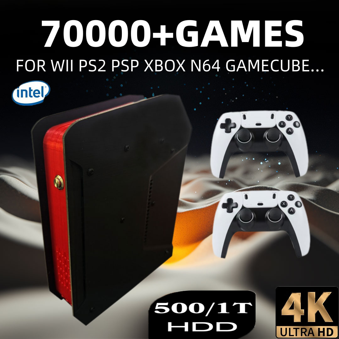 Retro Gaming N64 - PS2/PSP/WII/N64/DC/SS 용 1T 듀얼 시스템 및