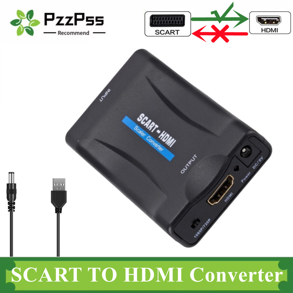 Scart To Hdmi - 1080P SCART-HDMI 호환 비디오 오디오 업스케일
