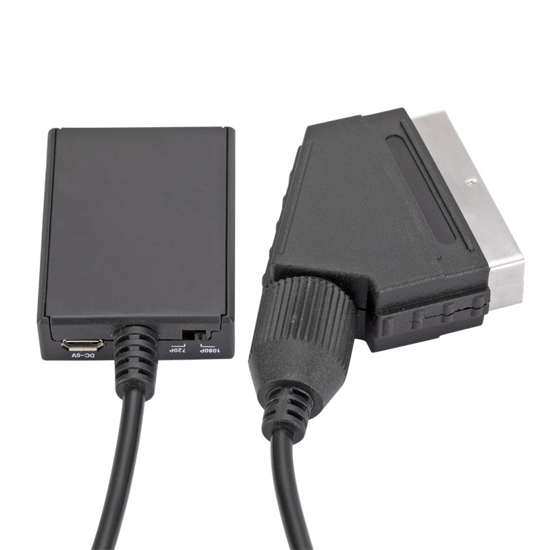 Scart To Hdmi - 스카트-SCART-HDMI 호환 1080P 비디오 오디오 업스케일