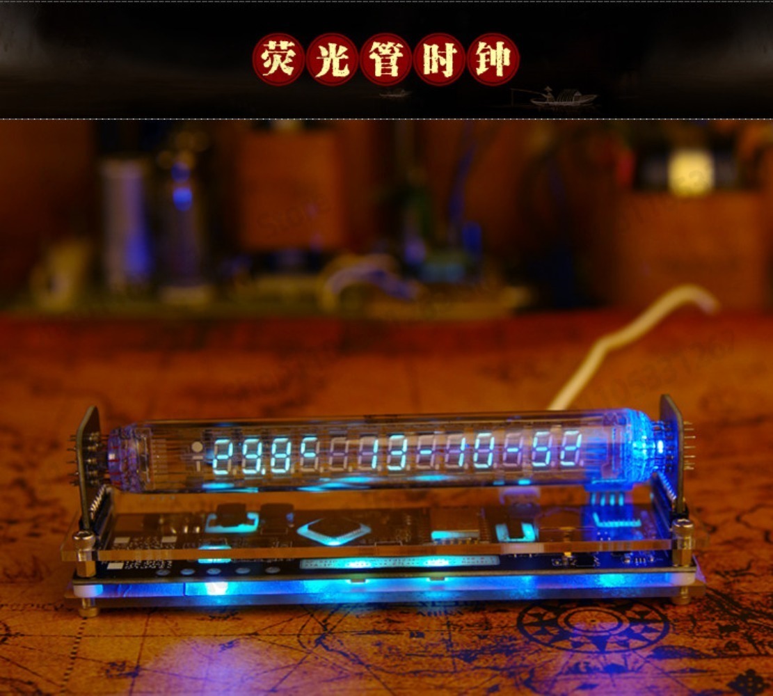 VFD 형광등 튜브 시계 IV-27, IV-18, 사이 - Retro Gaming Youtube 리뷰 및 가격