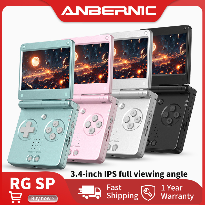 안버닉 RG SP 플립 레트로 휴대용 게임 콘솔, RG - Retro Gaming N64 리뷰 및 가격