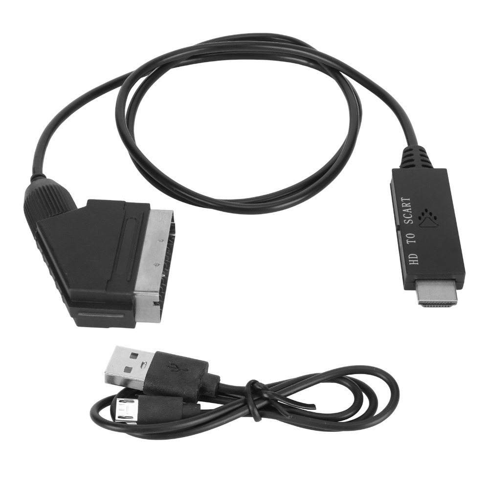 PAL NTSC HD 멀티미디어 인터페이스 케이블 지원 - Scart To Hdmi 리뷰 및 가격