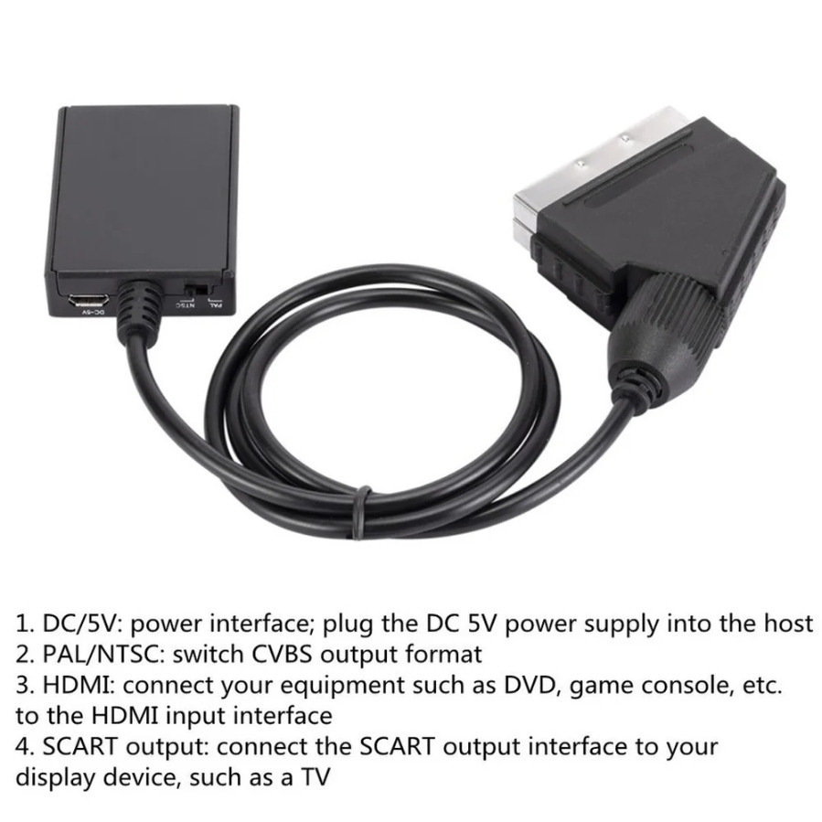 HDMI-Scart 변환기와 호환 가능 HDMI-Sca - Scart To Hdmi 리뷰 및 가격