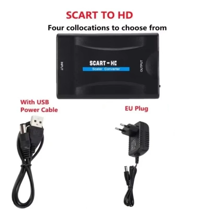 USB 전원 방식의 SCART-HD 변환기, 1080P - Scart To Hdmi 리뷰 및 가격