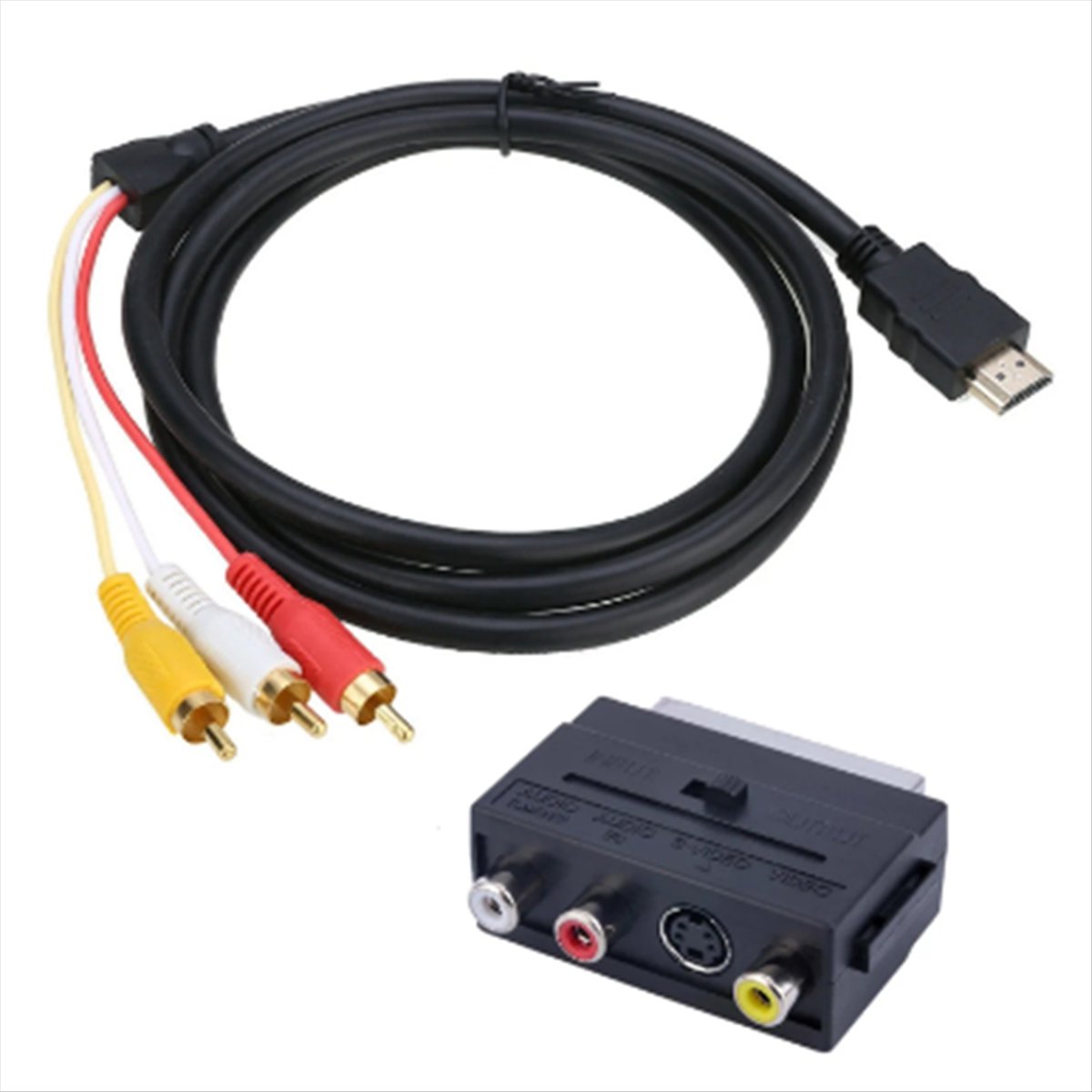 (A32M) 2-In-1 어댑터 케이블 HDMI 호환  - Scart To Hdmi 리뷰 및 가격